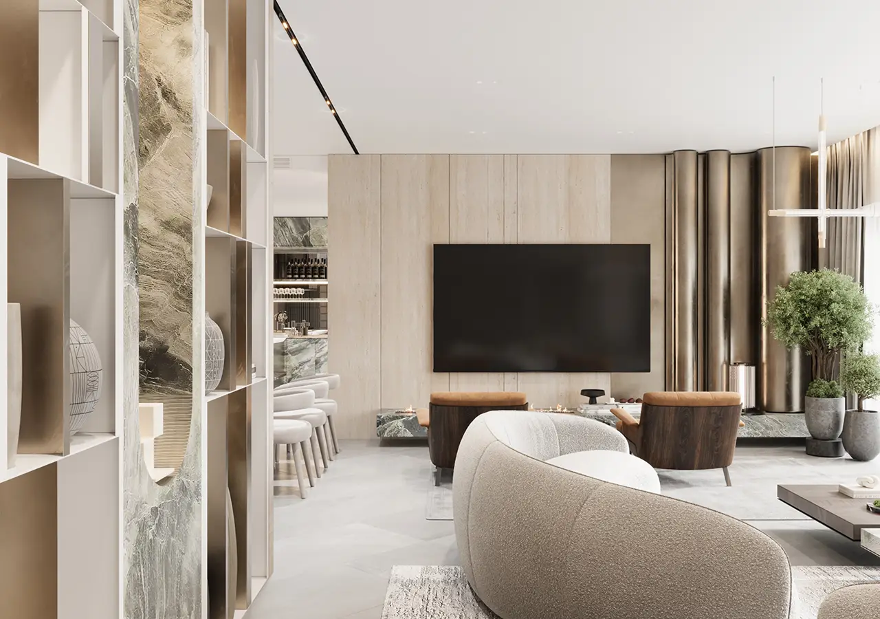 Sunrock living room interior